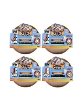 4x Rainbow Mystery Squishy Bun Dumpling